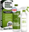 BactoDes Neutral Geruchsneutralisierer, Geruchsentferner, Geruchskiller Reiniger, Urin, Katzenurin, 1 Liter Spray