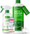 PRINOX® 1030ml Enzymreiniger Konzentrat inkl. Mischflasche I STARKER GERUCHSENTFERNER I Ergibt bis zu 40L Geruchsneutralisierer I Beseitigt Hundeurin, Katzenurin Geruch tiefgreifend uvm. I Made in DE