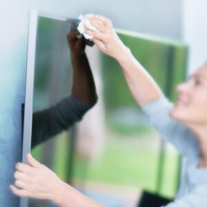 Happy Clean Reinigungstücher Large – 100 Tücher – für TV-Bildschirm, Whiteboard und Große Geräte – Hochwertige Reinigungstücher