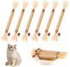 TXS GETRICH 10 Stück Katzenminze Stick, Katzenminze Sticks Katzenminze Spielzeug Knabberstangen Katze Zahnpflege Spielzeug für Katzen Helfen Bei Zahnstein & Mundgeruch Gesund Hygiene Zahnpflege