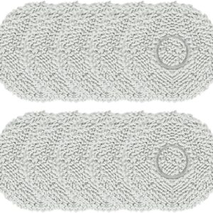 Erhalten Sie professionell gereinigte Böden mit zuverlässigen Wischlappen für Deebot T30 PRO OMNI/T30 Max/T30/DDX14 (hellgrau)