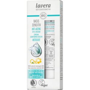 lavera Anti-Falten Augencreme Q10, Malve & Sheabutter, 15ml