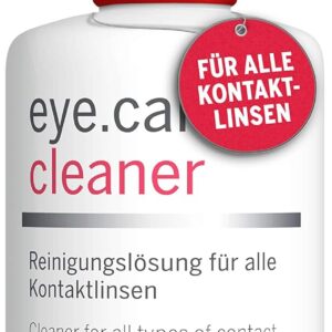 eye.care Cleaner Linsenreiniger für harte und weiche Kontaktlinsen – auf Alkoholbasis –Premium Linsenflüssigkeit zur zusätzlichen intensiven Reinigung aller Kontaktlinsen 40ml