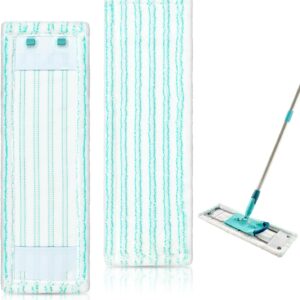 GFRED 2er Set Bodenwischer Ersatzbezug Mikrofaser Für Leifheit Profi XL Micro Duo / Profi XL Cotton Plus alle Bodenwischer-Stiele Wischmopp Bezug Ersatzkopf