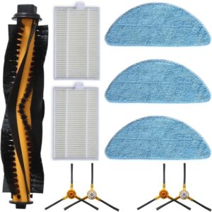 Feegow Ersatzteile für BObsweep PetHair Roboterstaubsauger, Wischlappen und Filter Set Staubsauger Ersatzteile Kit(A)