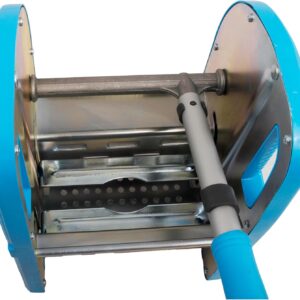 Axis Line – Robuste Metall Moppresse für Putzwagen, Langlebig & Hitzebeständig, Blau