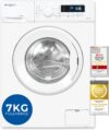 Exquisit Waschmaschine 7kg, Energieeffizienzklasse A, max. 1400 U/Min, Kurzprogramm, Mixprogramm, Startzeitvorwahl (3-24 Std.), Aquastop, 12 Waschprogramme, WA57014-020A weiss
