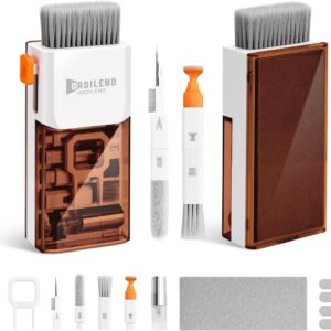 Ordilend Tastatur Reinigungsset, Laptop Reinigungsset, for MacBook Handy, Tastaturreiniger mit Bürste Laptop Keyboard Cleaner for Tablet, Computer, Einfach zu Bedienen und zu Tragen mit Patent