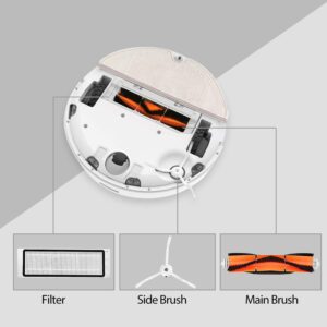 Isincer S50 S6 Ersatzzubehör für XIAOMI MI Robot Vacuum, Roboter Roborock S50 S51 S5 Max S6 S6 Pure S6 MaxV Ersatzteile Bürste & Filter für Staubsauger(Not for Mop Pro 2)
