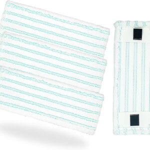 Galerie SV 4 Stück 38x16CM Wischmopp Bezug für Leifheit Bodenwischer Bezug Bodenwischer Ersatzbezug Mikrofaser Set für Leifheit Clean Twist M Ergo Micro Duo Bodenwischer Ersatzzubehör