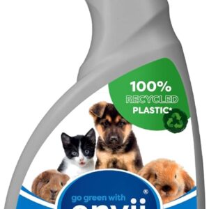 Envii Pet Fresh Enzymreiniger Konzentrat 750ml – Hundeurin/Katzenurin Geruchsentferner & Fleckenentferner Gegen Alle Gerüche, Reinigung auf Sofa, Sessel, Matratze, Auto,