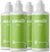 meineLinse Sensitiv Saline Kochsalzlösung für Kontaktlinsen – Kontaktlinsen Fluessigkeit Einzelflasche 4 x 360ml für weiche Kontaktlinsen