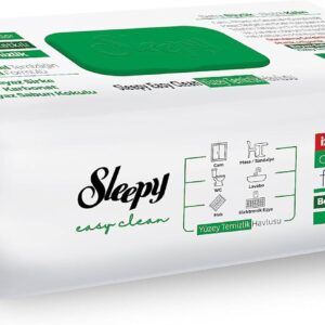Sleepy Easy Clean Oberflächenreinigungstuch Putztücher 1 Pack 100 Blatt Weisser Seifenzusatz