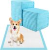 Vexillic PIPI Matten für Hunde, 40 Stück Welpen Unterlagen, 60 x 60cm Trainingspads für Hunde Hygieneunterlagen Auslaufsicher 6-Lagig mit Schnell Trocknender Oberfläche Design