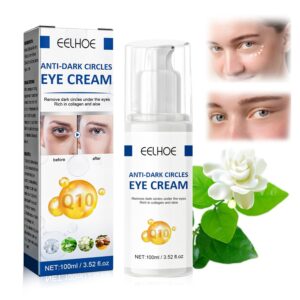 100ML Jasminsalbe für Augenringe Tränensäcke, Eye Cream, Augenringe Entfernen, Augencreme Gegen Falten und Augenringe, Augenpflege, Augencreme mit Collagen und Aloe Vera