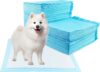 Baxcdyswe 60 Stück PIPI Matten für Hunde, 60 x 90cm Trainingspads, Wickelunterlagen Einweg, Pinkelmatte Training, Einmalunterlagen Auslaufsicheres 5-Lagiges Design mit Schnell Trocknender Oberfläche