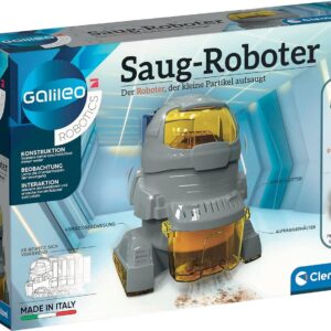 Clementoni Galileo-Robotics – Saug-Roboter, Robotik für kleine Ingenieure, Einstieg in die Elektronik, High-Tech für Schulkinder, Spielzeug für Kinder ab 8 Jahren von Clementoni 59109