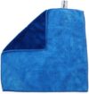 Kochblume Microfasertuch 30x30cm | Microfasertuch | Putztuch | Aufnahmefähigeit bis 300 ml | Extra saugfähige Fasern | Farbe: blau/dunkelblau