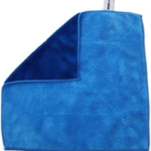 Kochblume Microfasertuch 30x30cm | Microfasertuch | Putztuch | Aufnahmefähigeit bis 300 ml | Extra saugfähige Fasern | Farbe: blau/dunkelblau