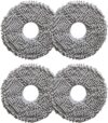 HEIBTENY 4/10 Stück Ersatz-Wischlappen Für Conga 13090 Spin Revol Home Staubsauger- Und Wischroboter, Langlebig Und Robust, Mikrofaser(4 PACK)
