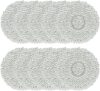 Erzielen Sie makellose Böden mit zuverlässigen Wischlappen für Deebot T30 PRO OMNI/T30 Max/T30/DDX14 (hellgrau)