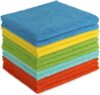 AIDEA Microfasertücher Mikrofasertücher Reinigungstücher Microfasertuch Mikrofaser Putzlappen Lappen Putztücher Fenster Tücher Geschirrtücher Auto 12 Stück, 30x30cm