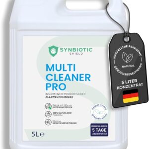 Allzweckreiniger probiotisch Konzentrat 5 Liter (Kanister) Multicleaner Pro natürliche Reinigung mit guten Bakterien – Probiotika Enzymreiniger – Haushalt Universalreiniger effektive Mikroorganismen