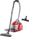 AEG LX7-2-FFP Staubsauger beutellos / inkl. Zusatzdüsen / 750 Watt / 9 m Aktionsradius / 1,4 l Staubbehälter / ergonomischer Handgriff / waschbarer Hygiene Filter / rot