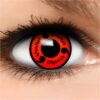 FUNZERA Sharingan Kontaktlinsen Anime in rot inkl. Behälter – Top Linsenfinder Markenqualität, 1Paar (2 Stück)