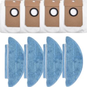 Ersatzteil-Set mit Staubbeuteln und Wischlappen speziell für Lubluelu Staubsaugermodelle (A)