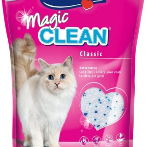 Vitakraft Magic Clean, Katzenstreu, Hygiene-Streu aus Mineralkügelchen, nicht klumpend, besonders staubarm, reicht für 4 Wochen, reicht für einen Monat (1x 4,2l)