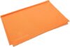 BRANDSON Brillenputztuch XXL (40×30 cm, orange) Brillen Mikrofasertuch groß, waschbar – Mikrofaser Brillentuch, Reinigungstücher für Brille Handy Display etc.