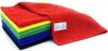 SellerKing® 7 Mikrofasertücher im 4 + 1 Farben-System. Microfaser-Reinigungstücher Küche Haushalt Bad Toilette + Auto-Pflege. Grün Blau Gelb Rot Schwarz im 5 Farben Set. 40 x 40 cm