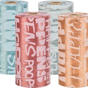 TRIXIE Hundekotbeutel Set mit 8 Rollen – je Rolle 20 Beutel – passend für Beutelspender – Bunte Farbauswahl – 22844