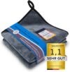 ASEADO® 2X Mikrofasertuch Auto 800GSM – Poliertücher Auto – Kratzfreie Tücher für Auto, Fahrrad & Motorrad – Lackschonende Trockentücher – 40 x 40 cm