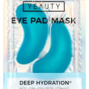 YEAUTY DEEP HYDRATION EYE PAD MASK, feuchtigkeitsspendende Augenpads mit Aloe Vera, Hyaluron und Vitamin E gegen trockene und spröde Haut, für eine optimal durchfeuchtete Augenpartie
