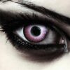 DESIGNLENSES, Knallig pinke farbige Halloween Kostüm Kontaktlinsen, 1 Paar (2 Stück),weiche rosa Farblinsen ohne Stärke, „Pink Elfe“