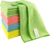 IDEA HOME-24 Stück Mikrofasertücher Putzlappen Staubtücher Reinigungstücher Putztücher Allzwecktücher 30x30cm Farbig Sortiert