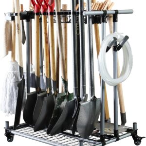 QTJH Mehrzweck-Gartengeräteaufbewahrungsregal für die Klassifizierung und Lagerung von schweren landwirtschaftlichen Geräten und Transportwagen