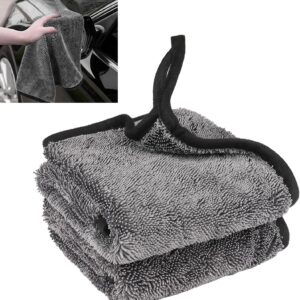 2 Stück Auto Trockentuch, Trockentuch, Microfasertücher Autopflege, Fast Dry Trockentuch für Die Dusche, Duschkabinen Tuch, Extrem Saugfähig Wischtuch für Auto, Motorrad