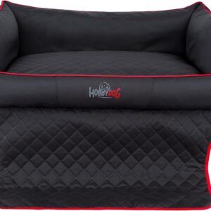 Sales Core Hundebett Hundebox Hundedecke Hundetransportbox Auto Matratze Kofferraum – L: 100 x 80 x 35 cm, Schwarz – Kofferraumschutz Schutzmatte Hundesofa