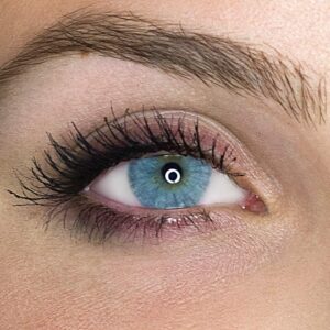 Kontaktlinsen farbig ohne Stärke grau farbige Jahreslinsen weiche Linsen soft Hydrogel 2 Stück Farblinsen + Linsenbehälter 0.0 Dioptrien natürliche Farben Serie Ocean Icy Gray (hellgrau)