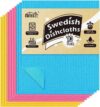HOMEXCEL 10 Stück schwedische Geschirrtücher, wiederverwendbares Schwammtuch, für Küche, Theken und Geschirrspülen, sehr praktisch, 3 Farben sortiert