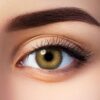 Aricona Farbige Kontaktlinsen mit Stärke, Honig-Braun, -2,25 Dioptrien, Brillante Augenfarbe & klare Sicht mit den natürlichen Farblinsen für Brillenträger mit Premium Hydrogel