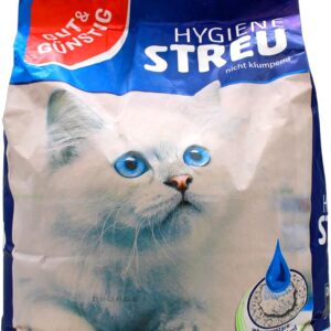 Gut & Günstig Hygiene Streu Katzenstreu Nicht klumpend, (1 x 20 l)