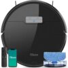 Tikom Saugroboter mit Wischfunktion 2 in 1, G8000 Pro Staubsauger Roboter, 4500Pa Starke Saugkraft Roboterstaubsauger, Selbstaufladend, WLAN, 150Mins Max, Ideal für Tierhaare, Teppich, Hartboden