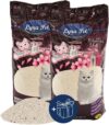 Lyra Pet® | 30 Liter Silver Cat Katzenstreu mit Aktivkohle + Geschenk | Duftet nach Babypuder | Feuchtigkeit Wird Absorbiert | Naturprodukt aus Bentonit | Sparsam durch Klümpchenbildung | Staubarm