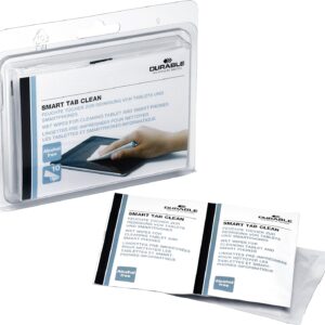 Durable Reinigungstücher Smart Tab Clean für Tablets und Smartphones, 10 Stück, weiß, 587202, 30 x 60 mm