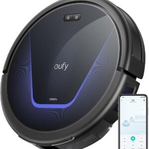 eufy G50 Saugroboter mit 4.000Pa Starker Saugkraft, Dynamische Navigation, Ultraflaches 85mm Design, Pro-Entwirrkamm, Rollbürste, Ideal für Tierhaare & Hartböden