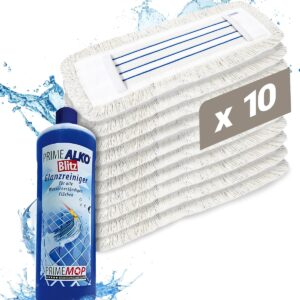 10 Stück 50cm Profi Baumwolle Wischmop Baumwollmop Bodenwischer Wischmopp Prime Mop Best 50 cm